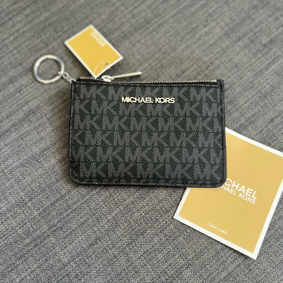 NWT MICHAEL KORS JET SET TRAVEL SMALL TOP ZIP COIN POUCH CARDHOLDER - Picture 12 of 12